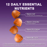 Multi + Immune Support Gummies, Berry, Mango and Peach Flavor