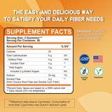 Plant Based Water Soluble Fiber Gummies, Orange Flavor