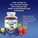 Melatonin Gummies, 10 mg per serving, Natural Berry Flavored