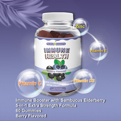 Sambucus Elderberry Immune Support Gummies – Natural Berry Flavor
