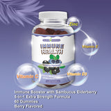 Sambucus Elderberry Immune Support Gummies – Natural Berry Flavor