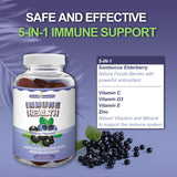 Sambucus Elderberry Immune Support Gummies – Natural Berry Flavor