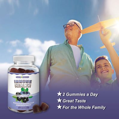 Sambucus Elderberry Immune Support Gummies – Natural Berry Flavor
