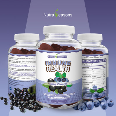 Sambucus Elderberry Immune Support Gummies – Natural Berry Flavor
