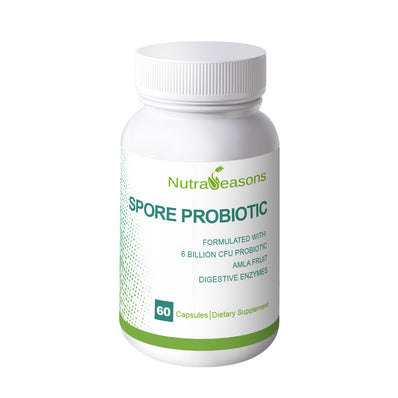 Spore Probiotic 60ct w/ Digestive Enzymes and Amla Fruit